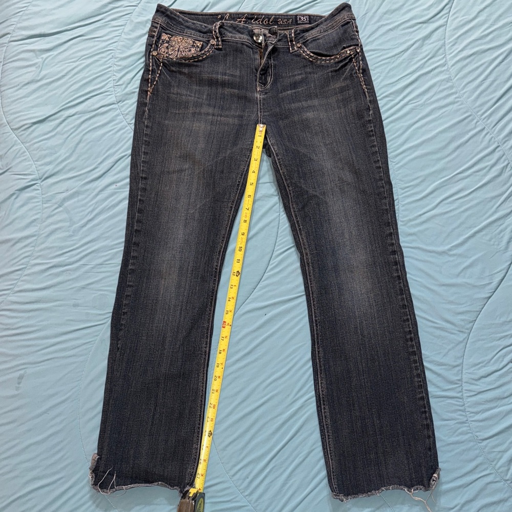 Classic Dark Wash Straight Leg Women's Jeans